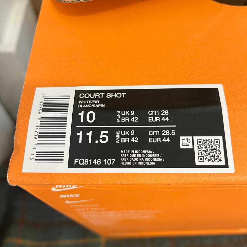 Nike Court Shot Sneakers 11.5 Men's - Picture 2 of 4